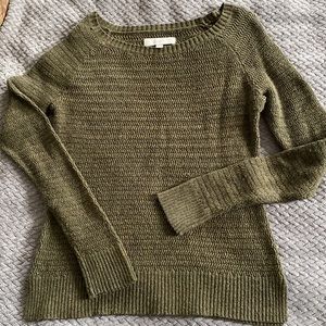 Loft Crew Neck Knit Sweater